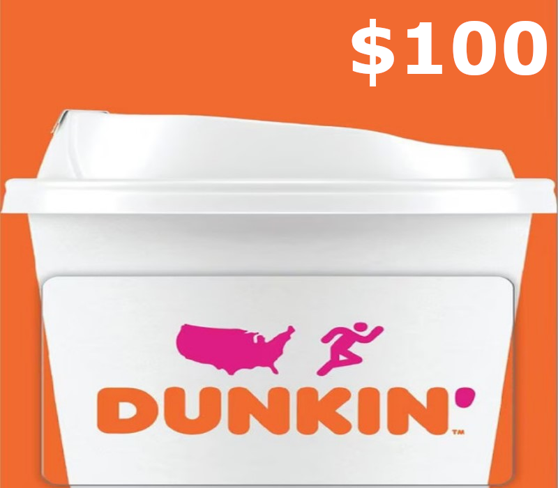 Dunkin Donuts $100 Gift Card US
Dunkin Donuts $100 Gift Card US