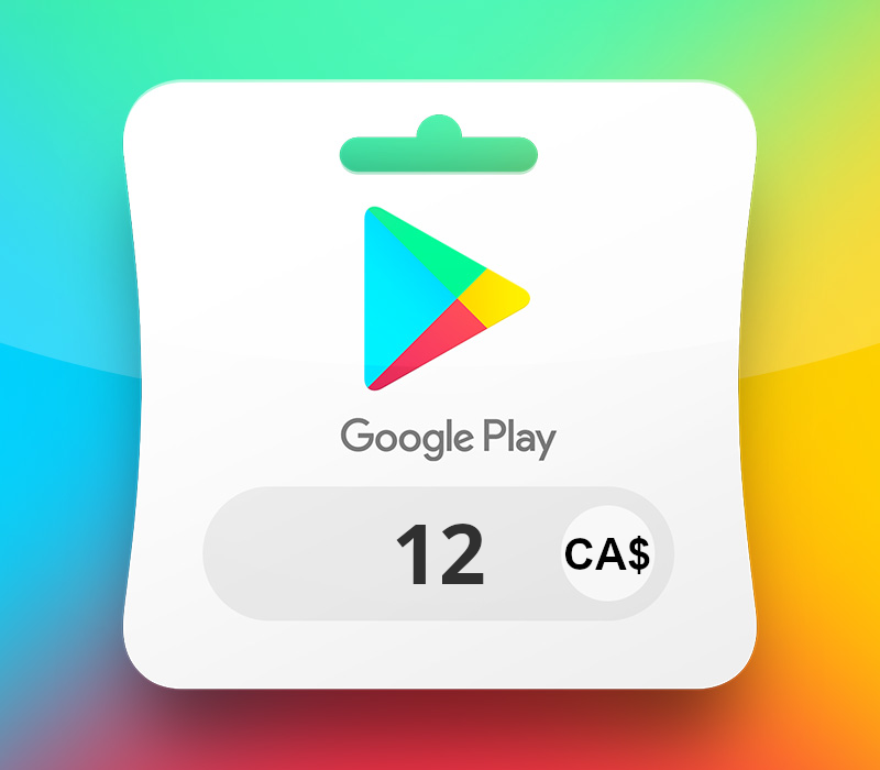 Google Play CAD 12 Gift Card CA