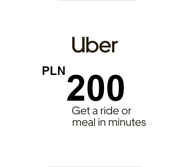 Uber PLN 200 Gift Card PL