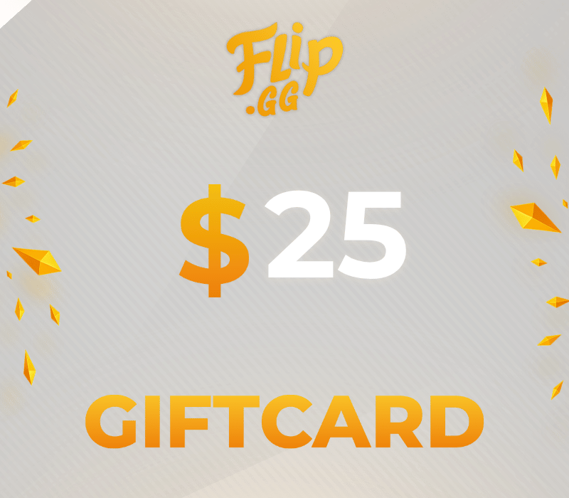 Flip.gg 25 USD Gift Card
Flip.gg 25 USD Gift Card