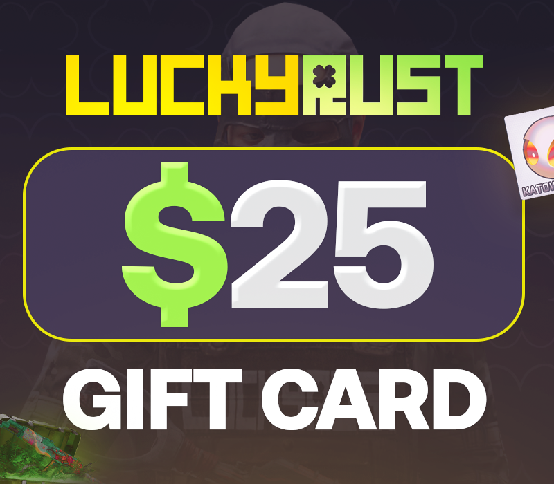 LuckyRust $25 Gift Card 
LuckyRust $25 Gift Card
