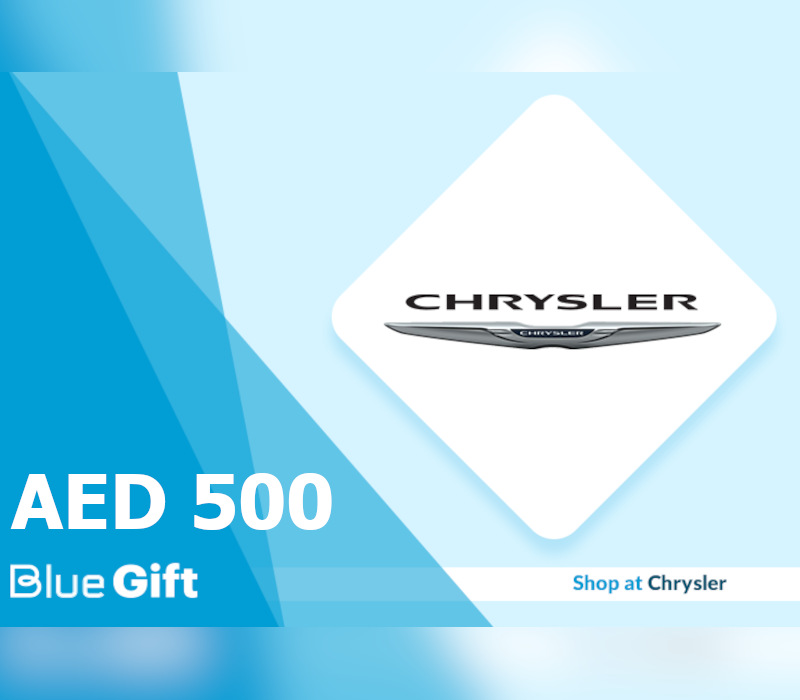 Blue Reward Chrysler AED 500 Gift Card AE
Blue Reward Chrysler AED 500 Gift Card AE