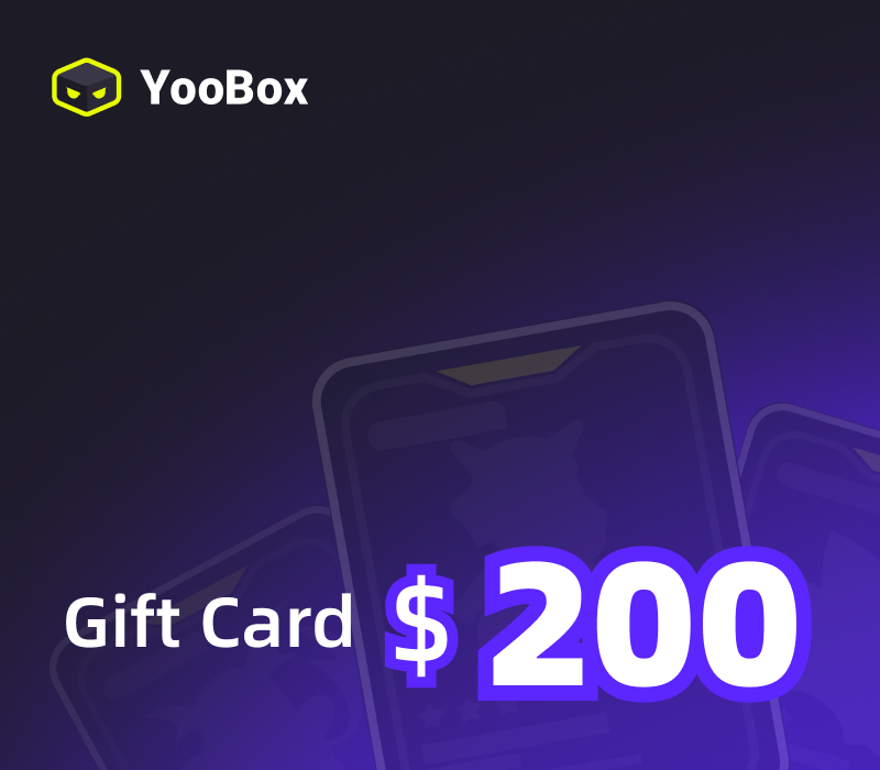 Yoobox.gg USD 200 Gift Card 
Yoobox.gg USD 200 Gift Card