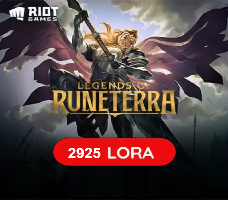 Legends of Runeterra 2925 LoRa Gift Card TR
Legends of Runeterra 2925 LoRa Gift Card TR