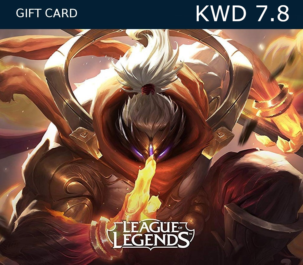 League of Legends KWD 7.8 Prepaid RP Card KW
League of Legends KWD 7.8 Prepaid RP Card KW
