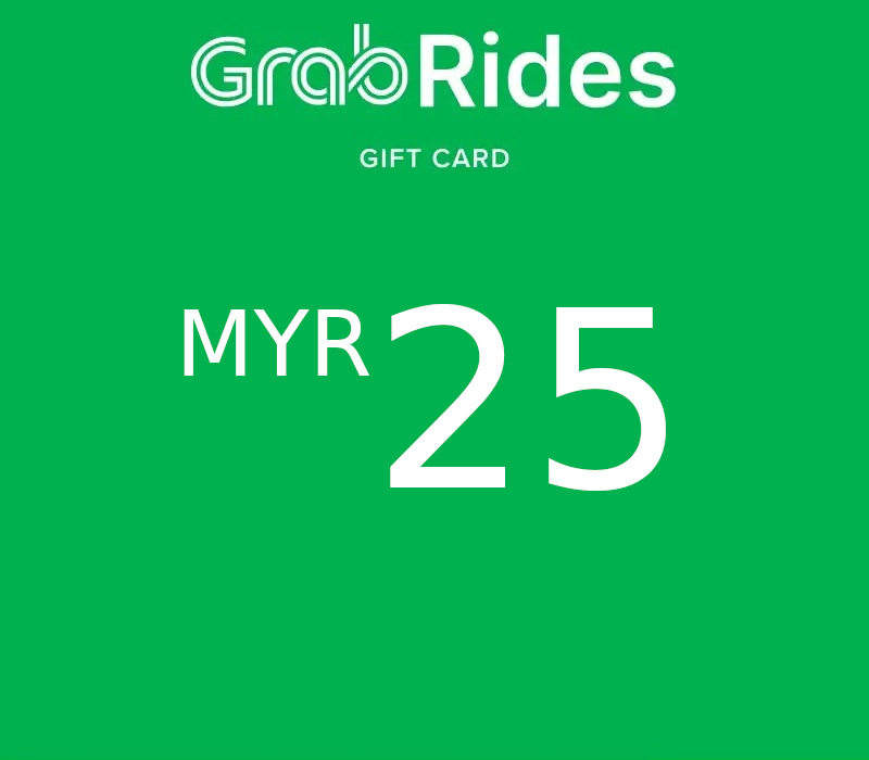 Grab Rides MYR 25 Gift Card MY
Grab Rides MYR 25 Gift Card MY