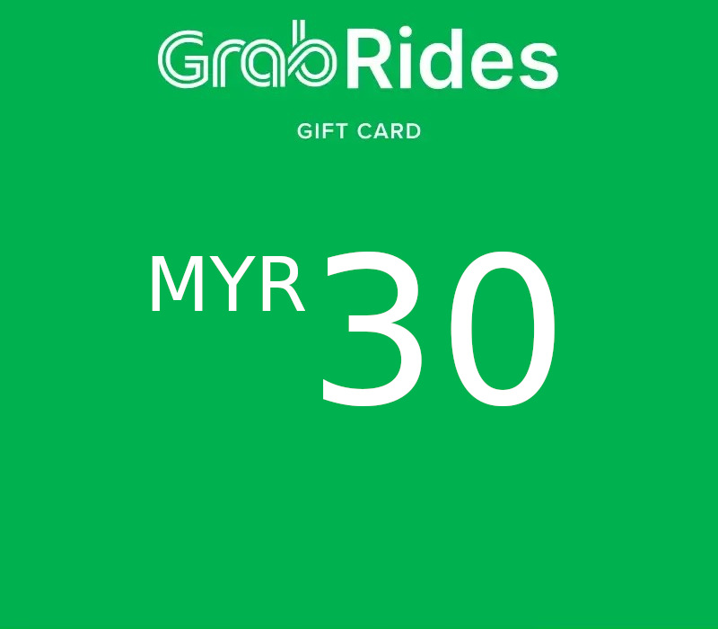 Grab Rides MYR 30 Gift Card MY
Grab Rides MYR 30 Gift Card MY