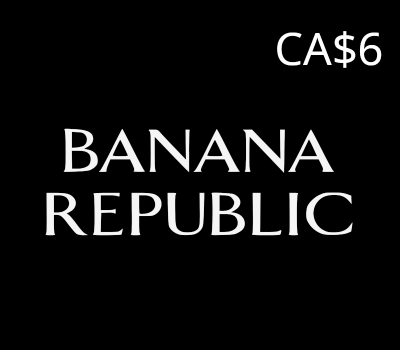 Banana Republic CAD 6 Gift Card CA
Banana Republic CAD 6 Gift Card CA