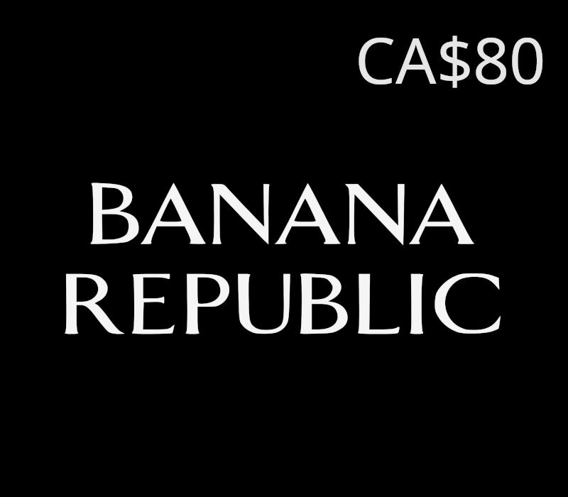 Banana Republic CAD 80 Gift Card CA
Banana Republic CAD 80 Gift Card CA