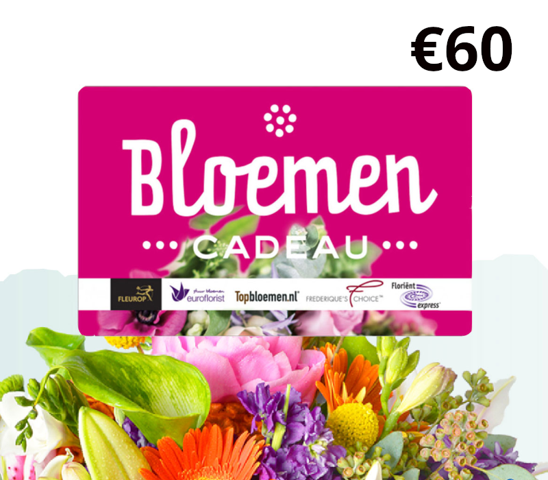 Bloemen Cadeau EUR 60 Gift Card NL
Bloemen Cadeau EUR 60 Gift Card NL