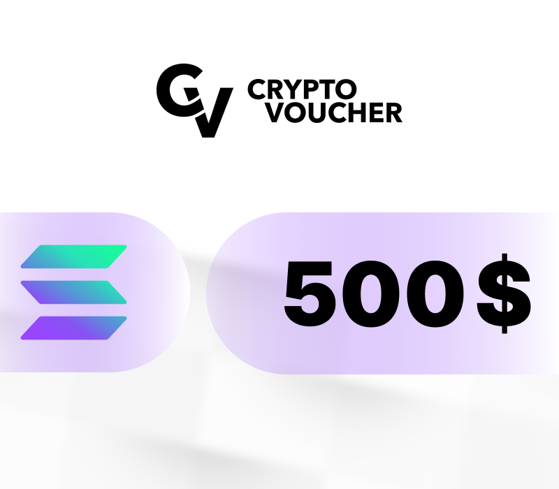 Crypto Voucher (SOL) USD 500 Gift Card