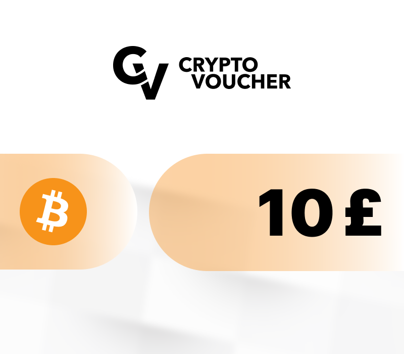 Crypto Voucher (BTC) GBP 10 Gift Card
Crypto Voucher (BTC) GBP 10 Gift Card