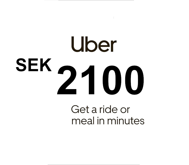 Uber SEK 2100 Gift Card SE
Uber SEK 2100 Gift Card SE