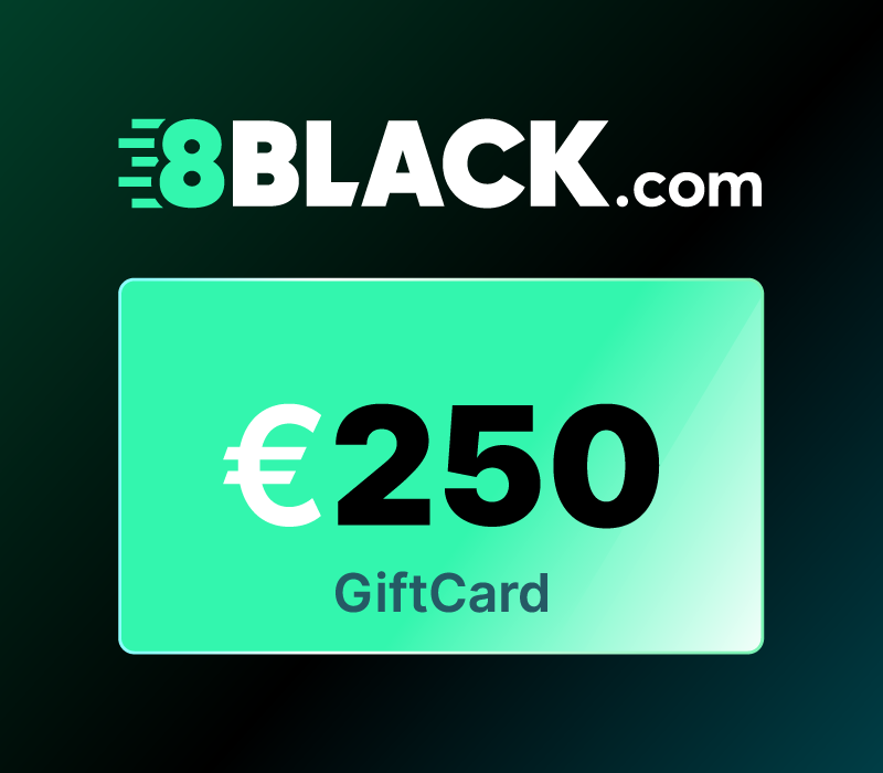 8Black.com EUR 250 Gift Card