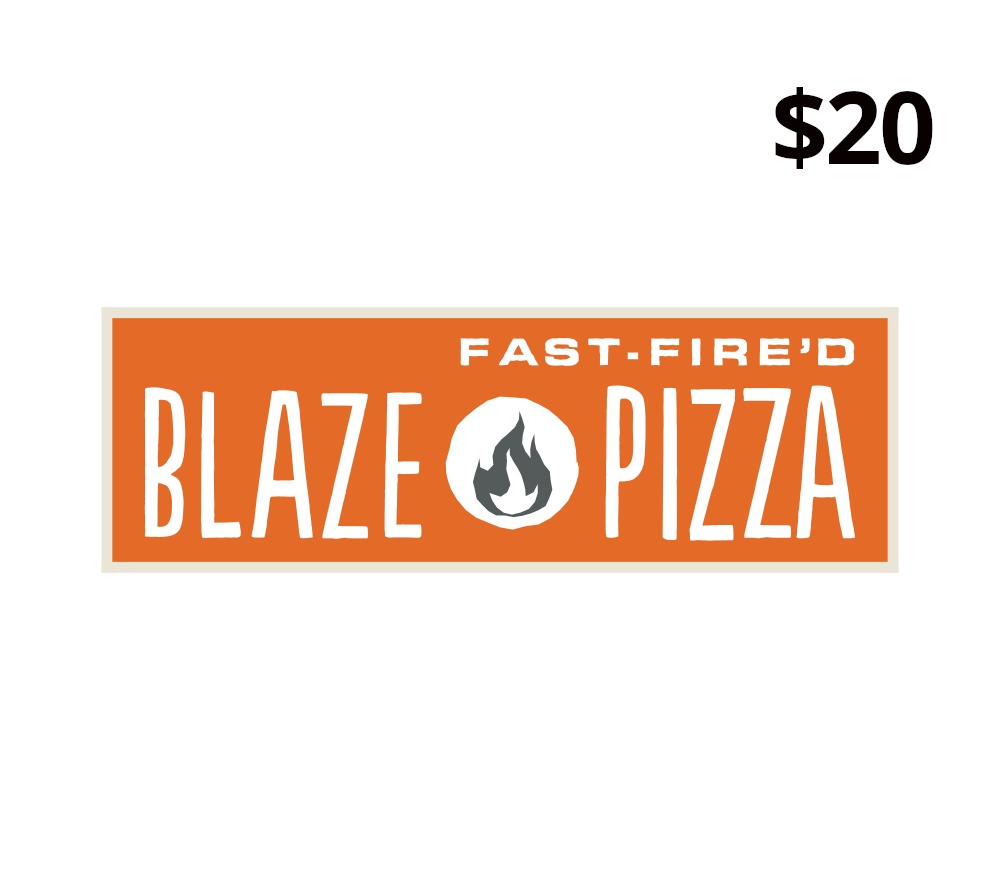 Blaze Pizza USD 20 Gift Card US
Blaze Pizza USD 20 Gift Card US