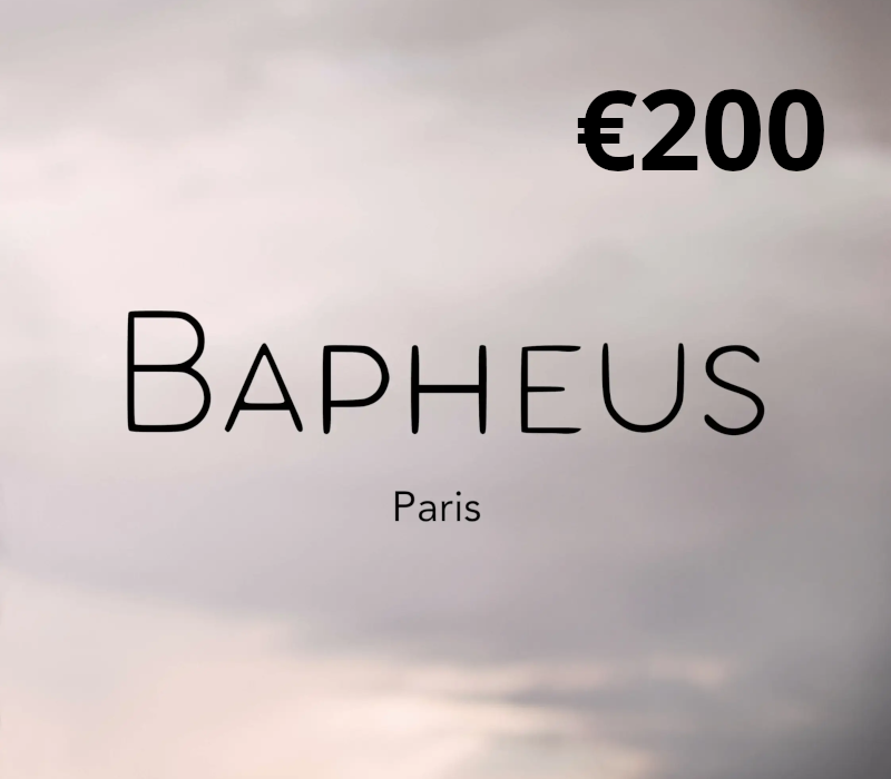 Bapheus EUR 200 Gift Card FR
Bapheus EUR 200 Gift Card FR