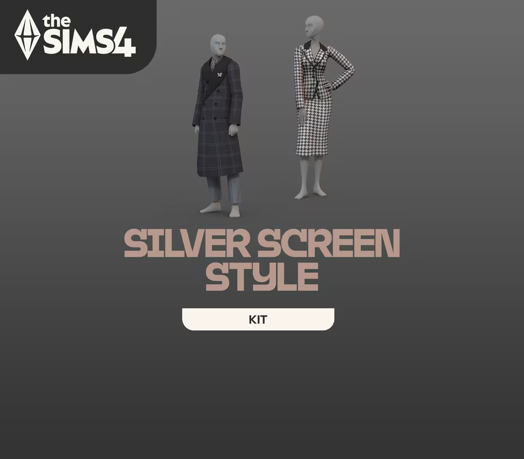 The Sims 4 - Silver Screen Style Kit DLC PC EA App CD Key