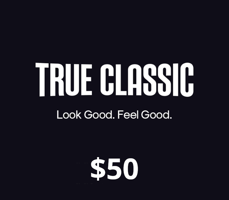 True Classic USD 50 Gift Card US
True Classic USD 50 Gift Card US