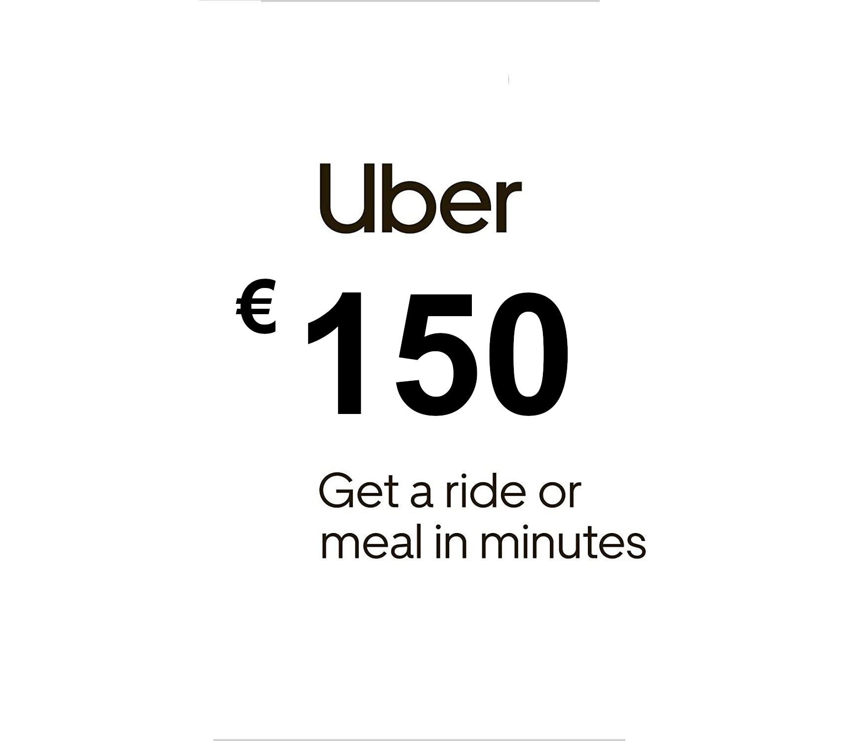 Uber EUR 150 Gift Card ES