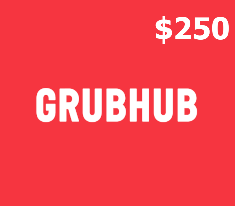 Grubhub USD 250 Gift Card US
Grubhub USD 250 Gift Card US