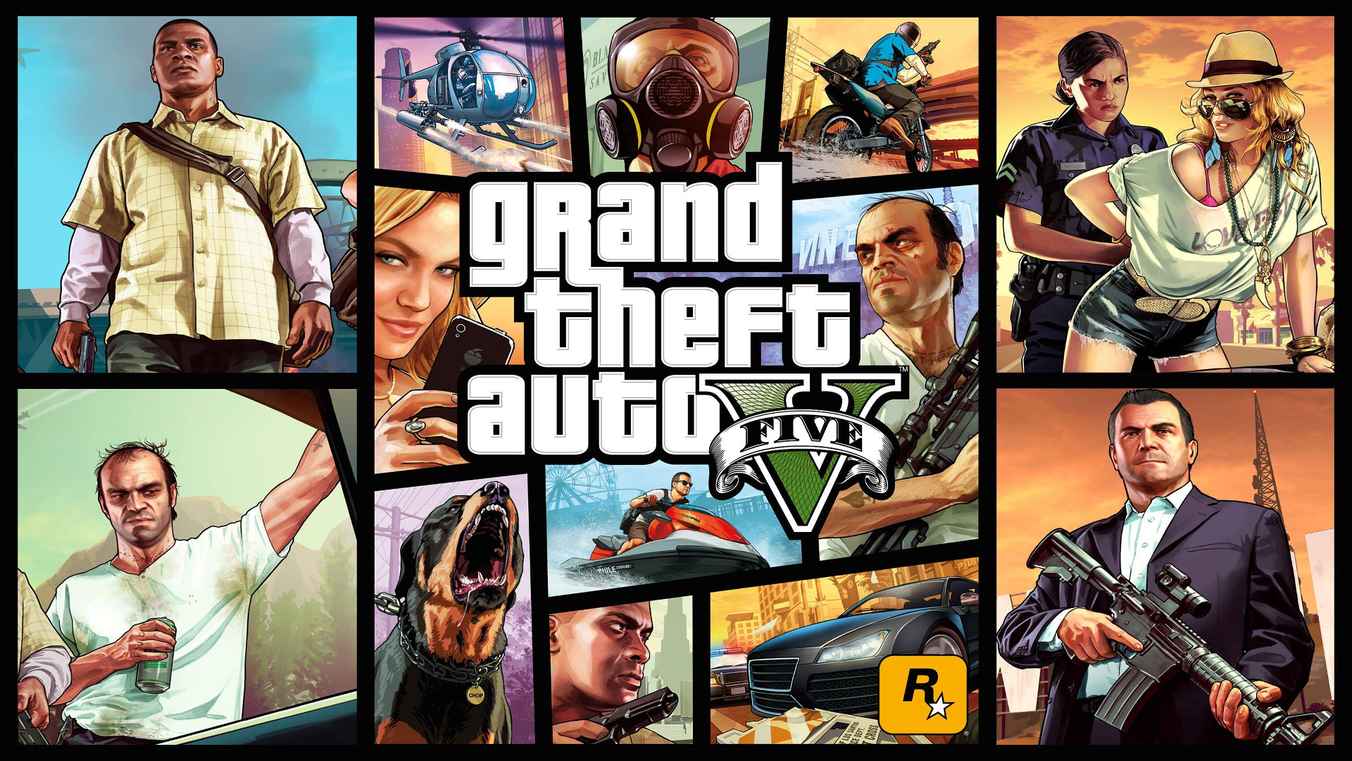 Grand Theft Auto V RU VPN Required Rockstar Digital Download CD Key - background