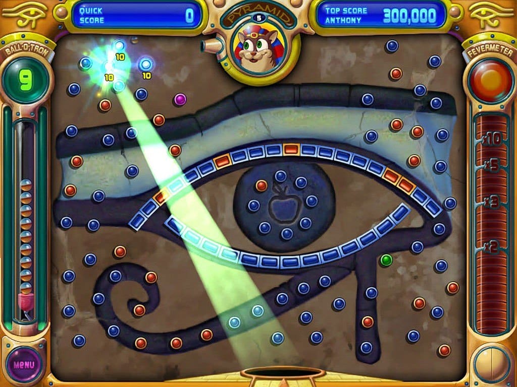 peggle deluxe slide
