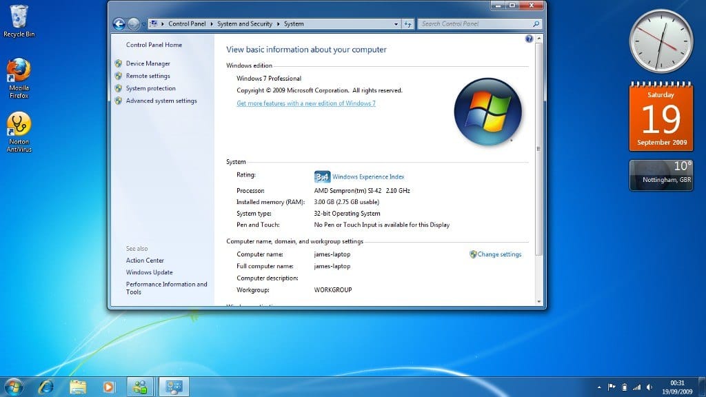 Windows 7 Home Premium OEM Key 