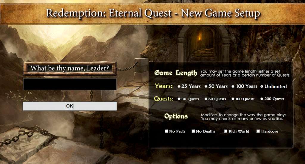 Redemption: Eternal Quest Steam CD Key