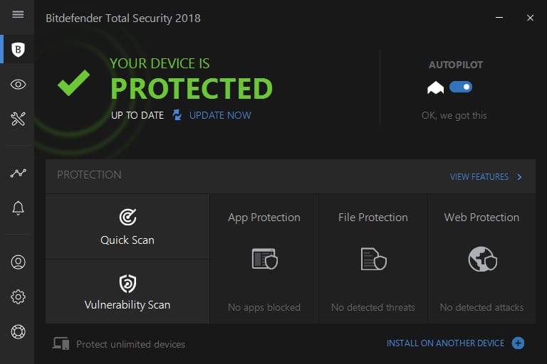 Bitdefender Total Security 2018 Key (1 Year / 5 Devices)