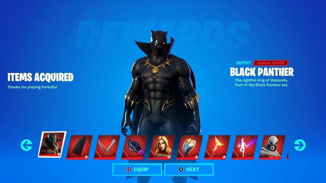 fortnite black panther pack