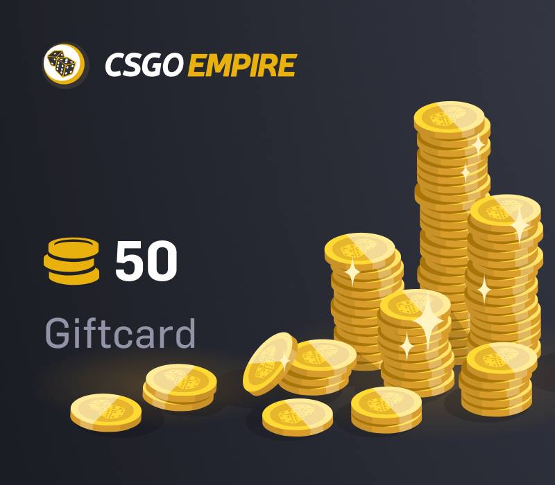 CSGOEmpire 50 Coin Gift Card | Buy cheap on Kinguin.net