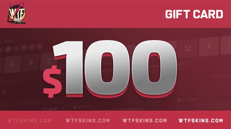 WTFSkins 100 USD Gift Card
