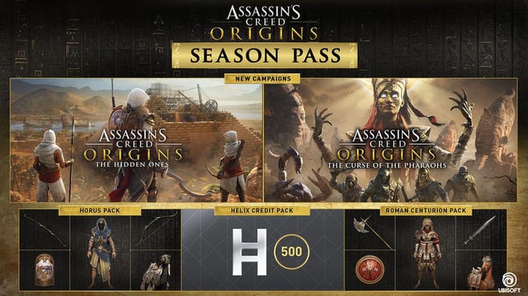 fleksibel slave Ikke kompliceret Assassin's Creed: Origins - Season Pass US PS4 CD Key | Buy cheap on  Kinguin.net