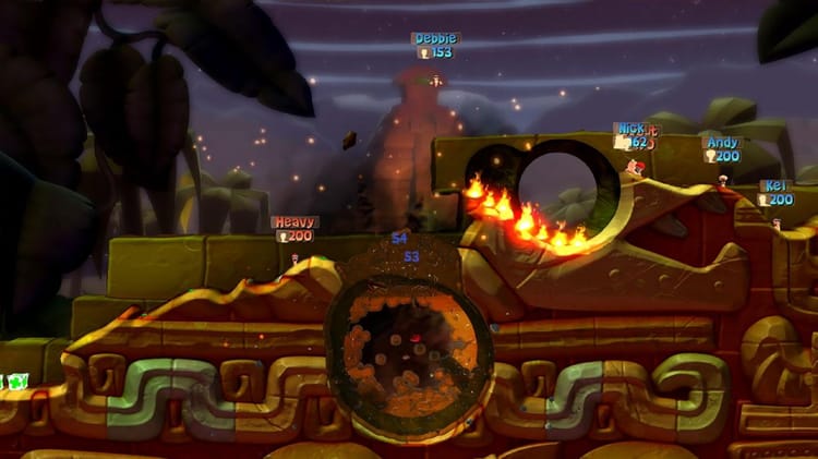 Worms Battlegrounds - Esse Jogo é muito Engraçado - PS4 