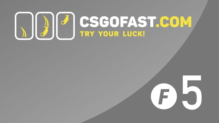 CSGOFAST 5 Fast Coins Gift Card | G2PLAY.NET