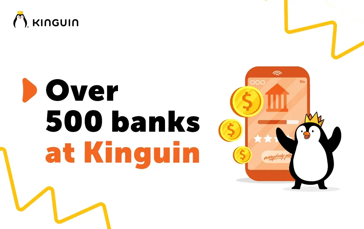 open-banking-kinguin-checkout-process-expands-with-the-inclusion-of-over-500-banks