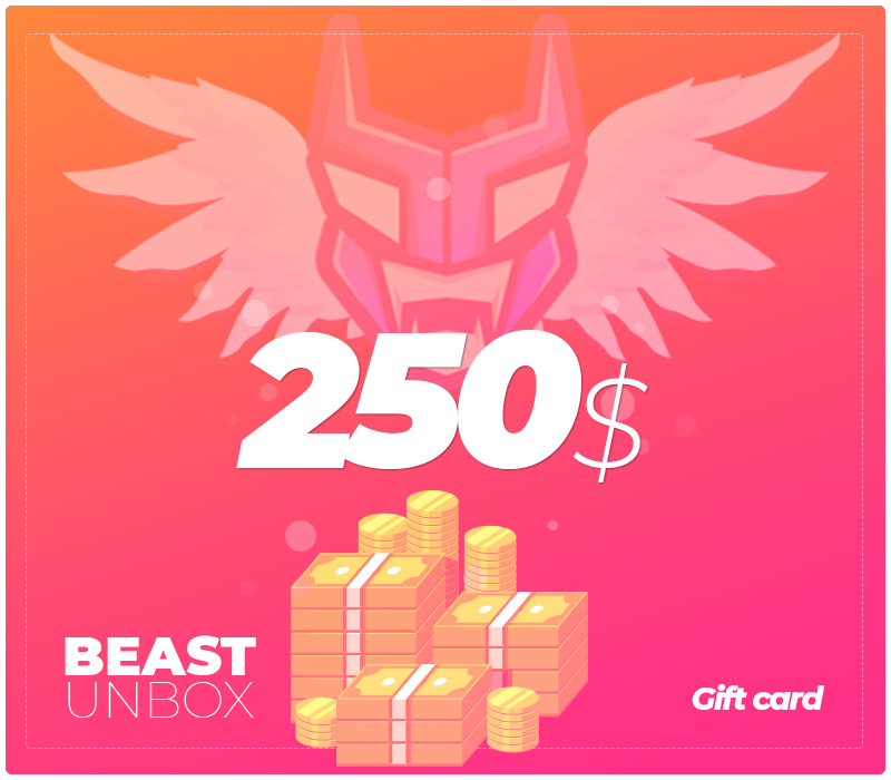 

BeastUnbox.com $250 Gift Card