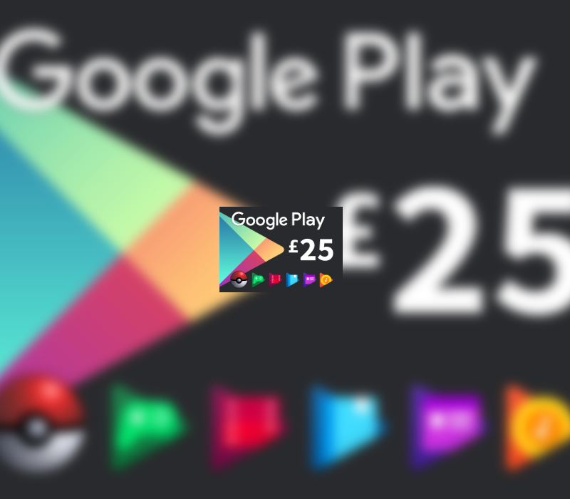 Google Play £25 UK Gift Card