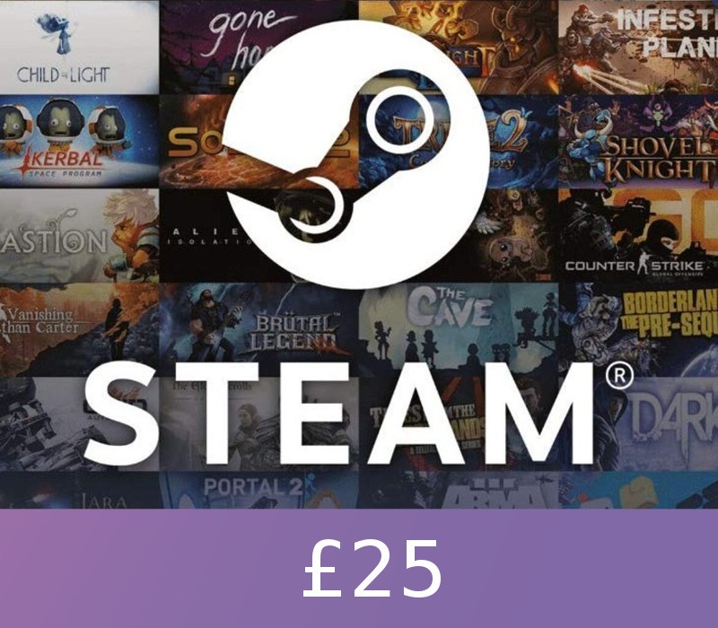 

Steam Gift Card £25 Global Activation Code