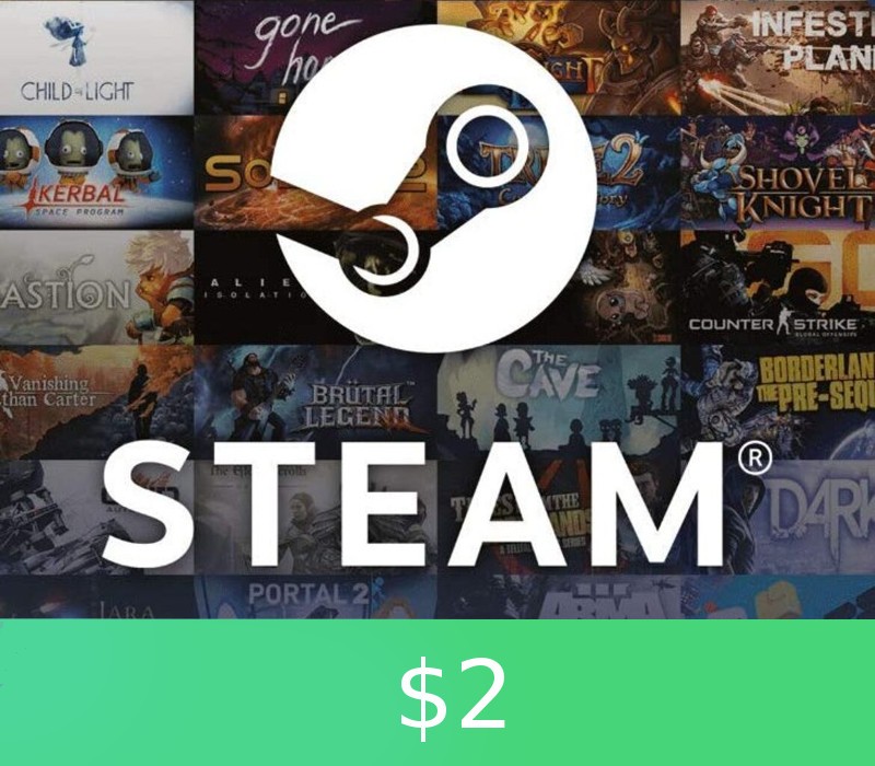 

Steam Gift Card $2 Global Activation Code