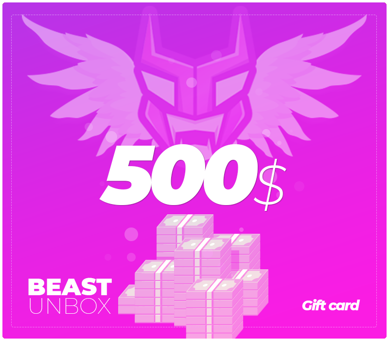 

BeastUnbox.com $500 Gift Card