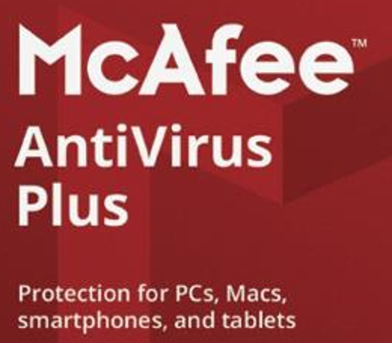 McAfee AntiVirus Plus (1 Year / 10 Devices)