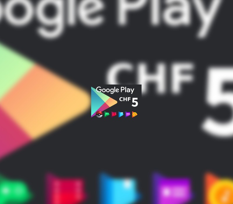 

Google Play CHF 5 CH Gift Card