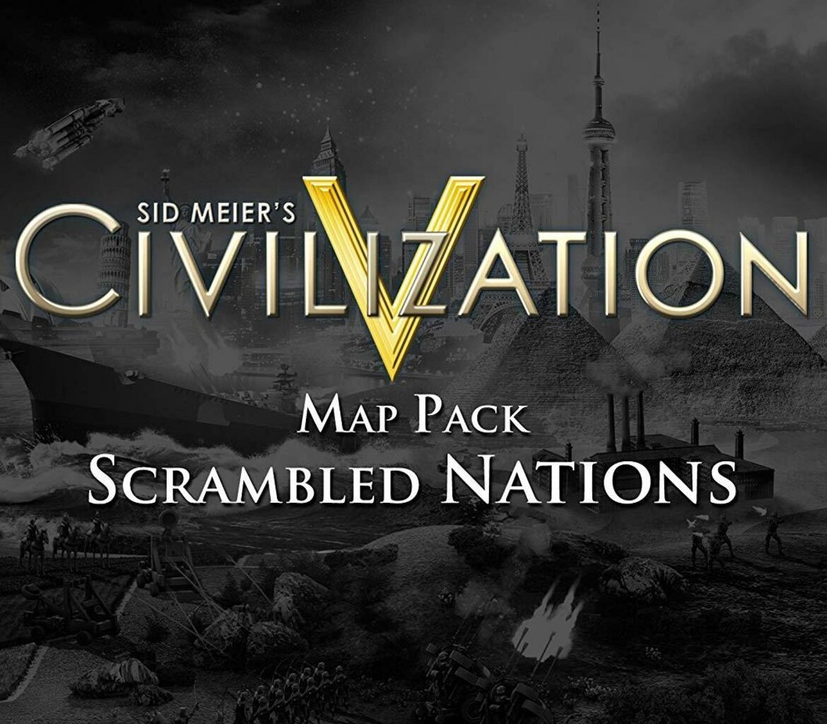 Sid Meier's Civilization V - Scrambled Nations Map Pack DLC Steam CD Key