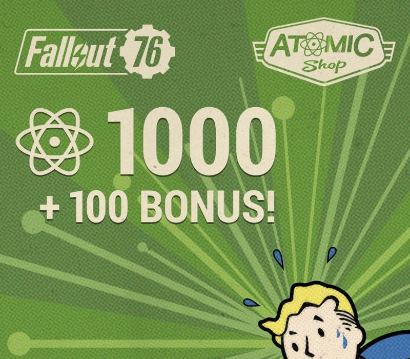 

Fallout 76 - 1000 (+100 Bonus) Atoms EU XBOX One CD Key