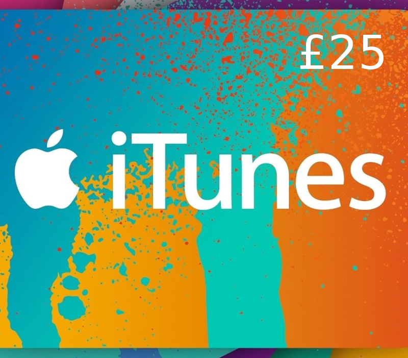 

iTunes £25 UK Card