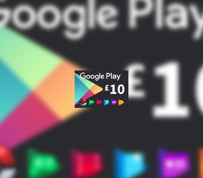 Google Play £10 UK Gift Card