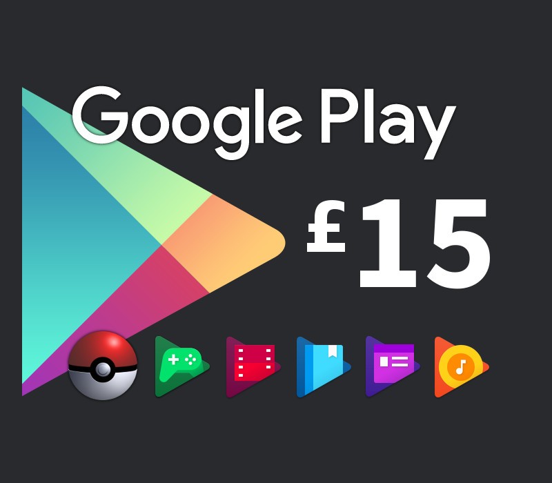 

Google Play £15 UK Gift Card