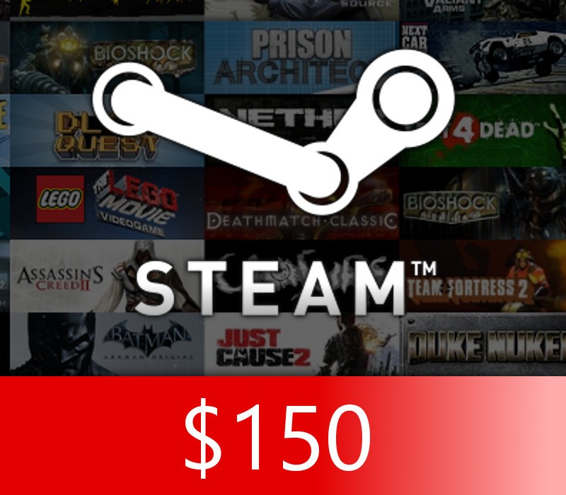 Steam Gift Card $150 US Activation Code