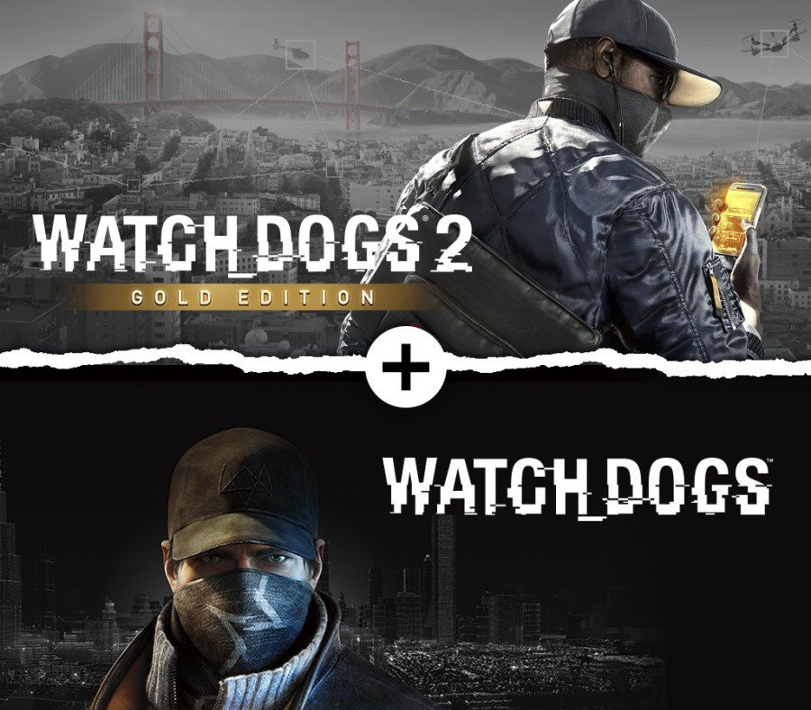 Watch Dogs 1 + Watch Dogs 2 Gold Editions Bundle US XBOX One CD Key